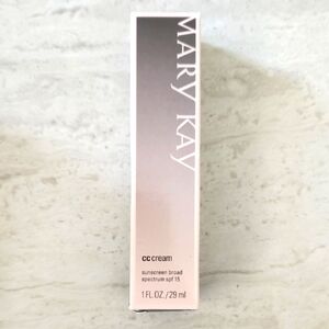 NWT Mary Kay Pink/Black Lightweight CC cream SPF 15. One size.